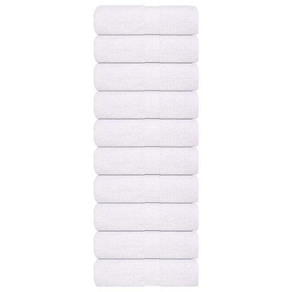 Wash Towels 10 pcs FROGN White 30x30 cm 100% Cotton