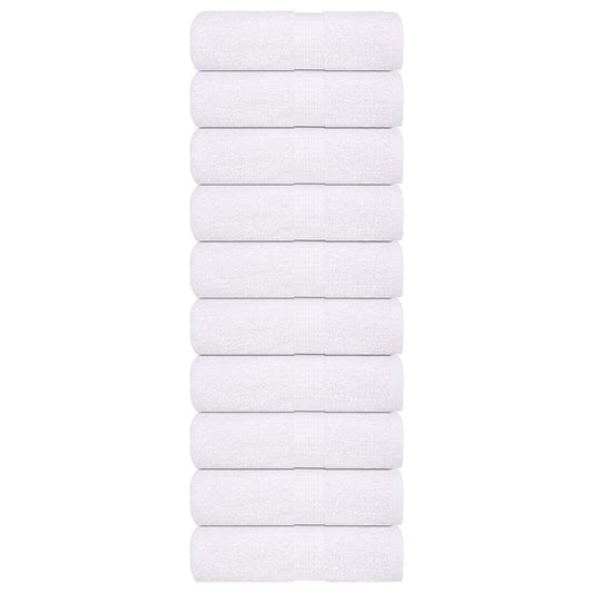 Wash Towels 10 pcs FROGN White 30x30 cm 100% Cotton