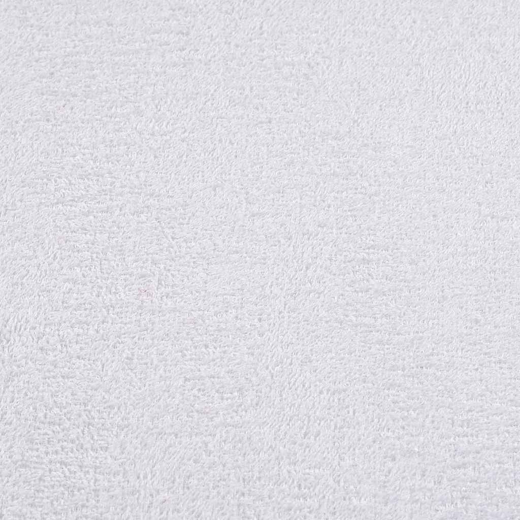 Shower Towels 2 pcs White 70x140 cm 360 gsm 100% Cotton