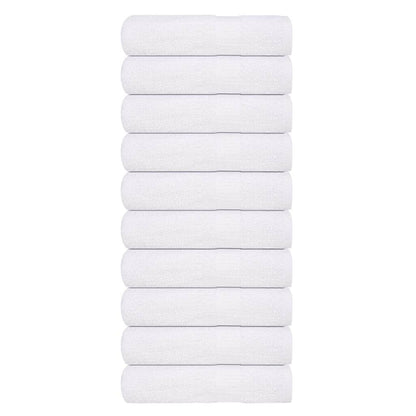 Shower Towels 10 pcs White 70x140 cm 360 gsm 100% Cotton