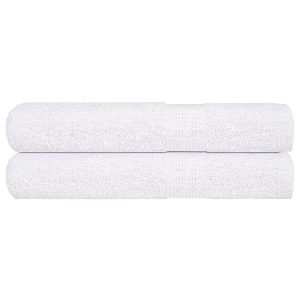 Sauna Towels 2 pcs White 80x200 cm 360 gsm 100% Cotton