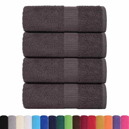 Wash Towels 4 pcs FROGN Anthracite 30x30 cm 100% Cotton