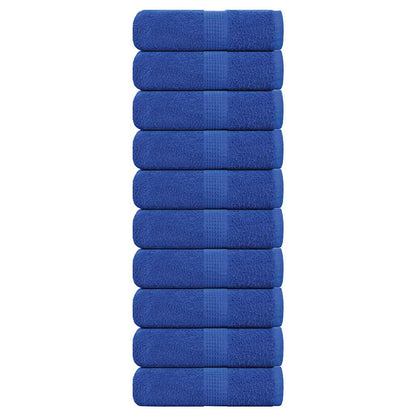 Wash Towels 10 pcs FROGN Blue 30x30 cm 100% Cotton