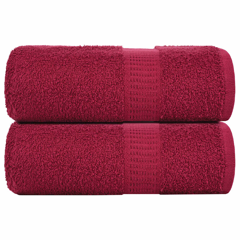 Wash Towels 2 pcs FROGN Bordeaux 30x30 cm 100% Cotton