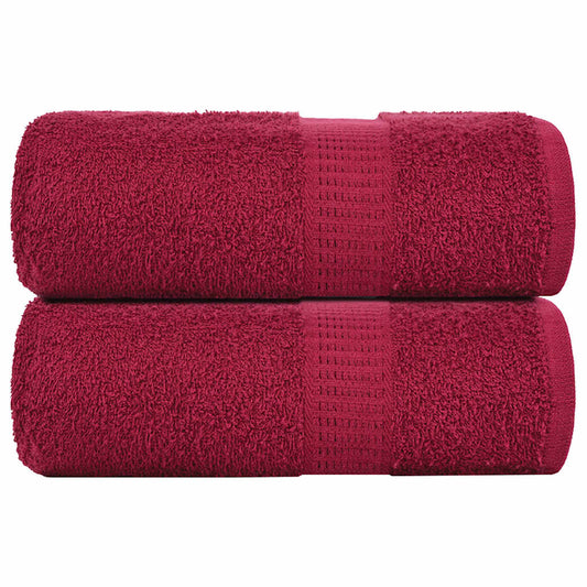 Wash Towels 2 pcs FROGN Bordeaux 30x30 cm 100% Cotton