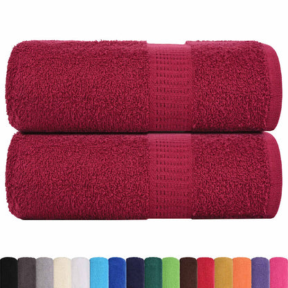 Wash Towels 2 pcs FROGN Bordeaux 30x30 cm 100% Cotton