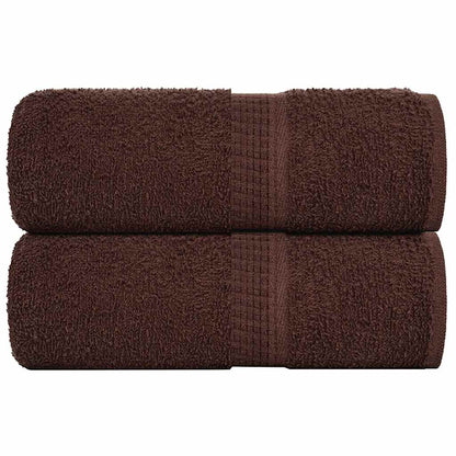 Wash Towels 2 pcs FROGN Brown 30x30 cm 100% Cotton