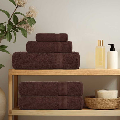 Wash Towels 4 pcs FROGN Brown 30x30 cm 100% Cotton
