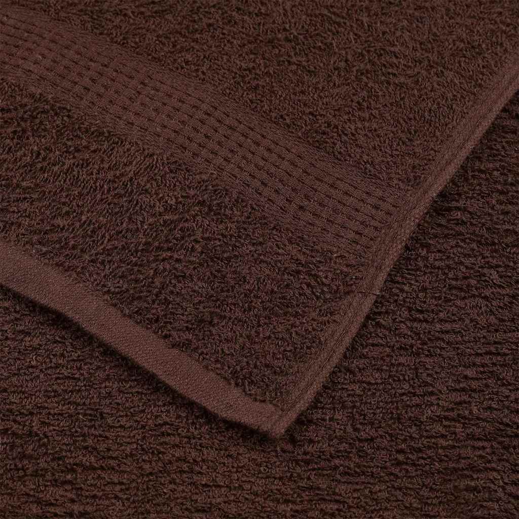 Wash Towels 4 pcs FROGN Brown 30x30 cm 100% Cotton