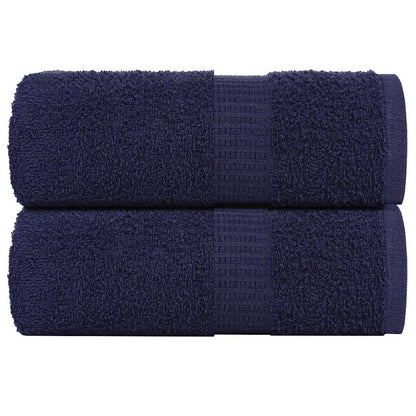Wash Towels 2 pcs FROGN Navy Blue 30x30 cm 100% Cotton