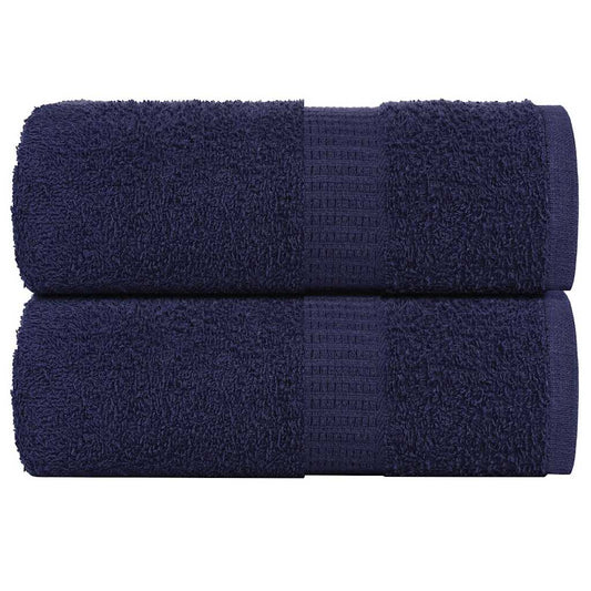 Wash Towels 2 pcs FROGN Navy Blue 30x30 cm 100% Cotton