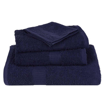 Wash Towels 4 pcs FROGN Navy Blue 30x30 cm 100% Cotton