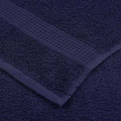 Wash Towels 4 pcs FROGN Navy Blue 30x30 cm 100% Cotton