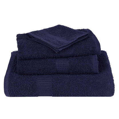 Wash Towels 10 pcs FROGN Navy Blue 30x30 cm 100% Cotton