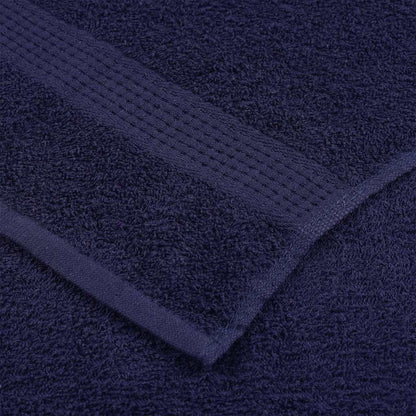 Wash Towels 10 pcs FROGN Navy Blue 30x30 cm 100% Cotton
