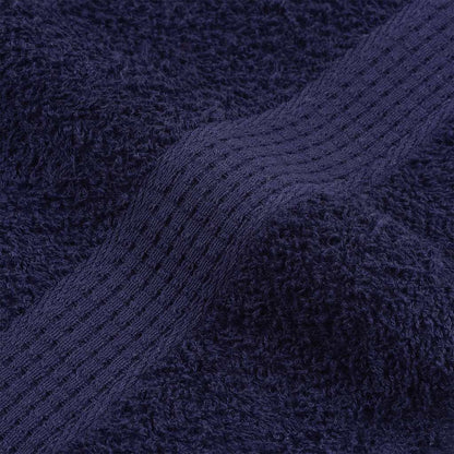 Sauna Towels 10 pcs Navy Blue 80x200 cm 360 gsm 100% Cotton
