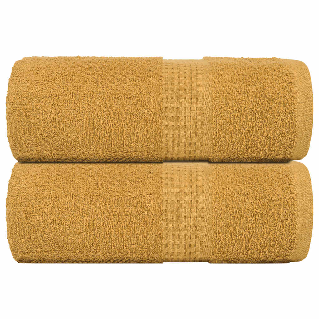 Wash Towels 2 pcs FROGN Gold 30x30 cm 100% Cotton