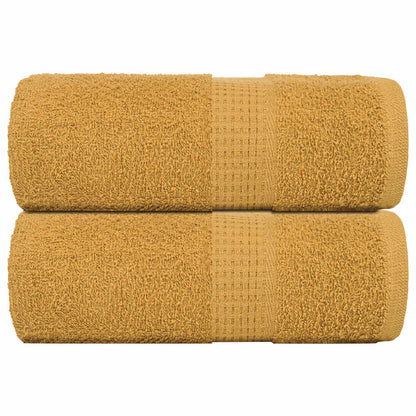 Wash Towels 2 pcs FROGN Gold 30x30 cm 100% Cotton