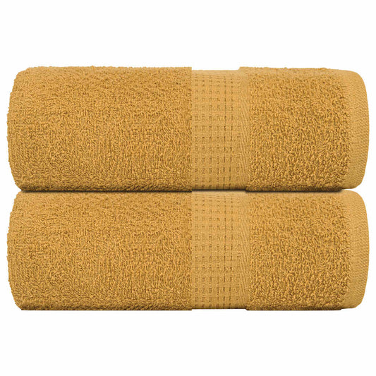 Wash Towels 2 pcs FROGN Gold 30x30 cm 100% Cotton