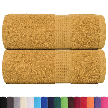 Wash Towels 2 pcs FROGN Gold 30x30 cm 100% Cotton