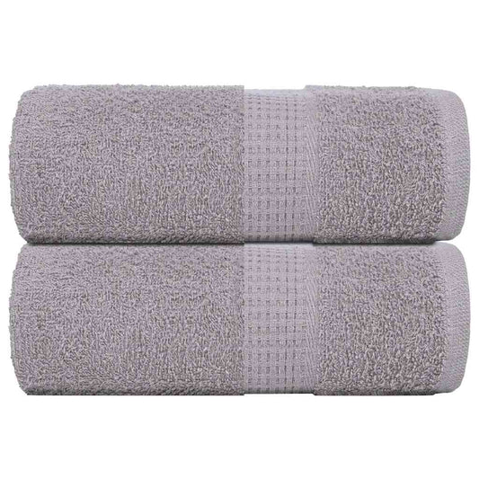 Wash Towels 2 pcs FROGN Grey 30x30 cm 100% Cotton