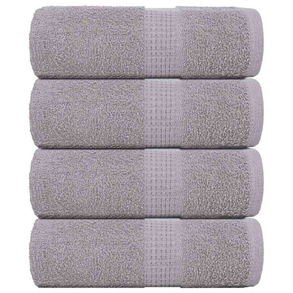 Wash Towels 4 pcs FROGN Grey 30x30 cm 100% Cotton