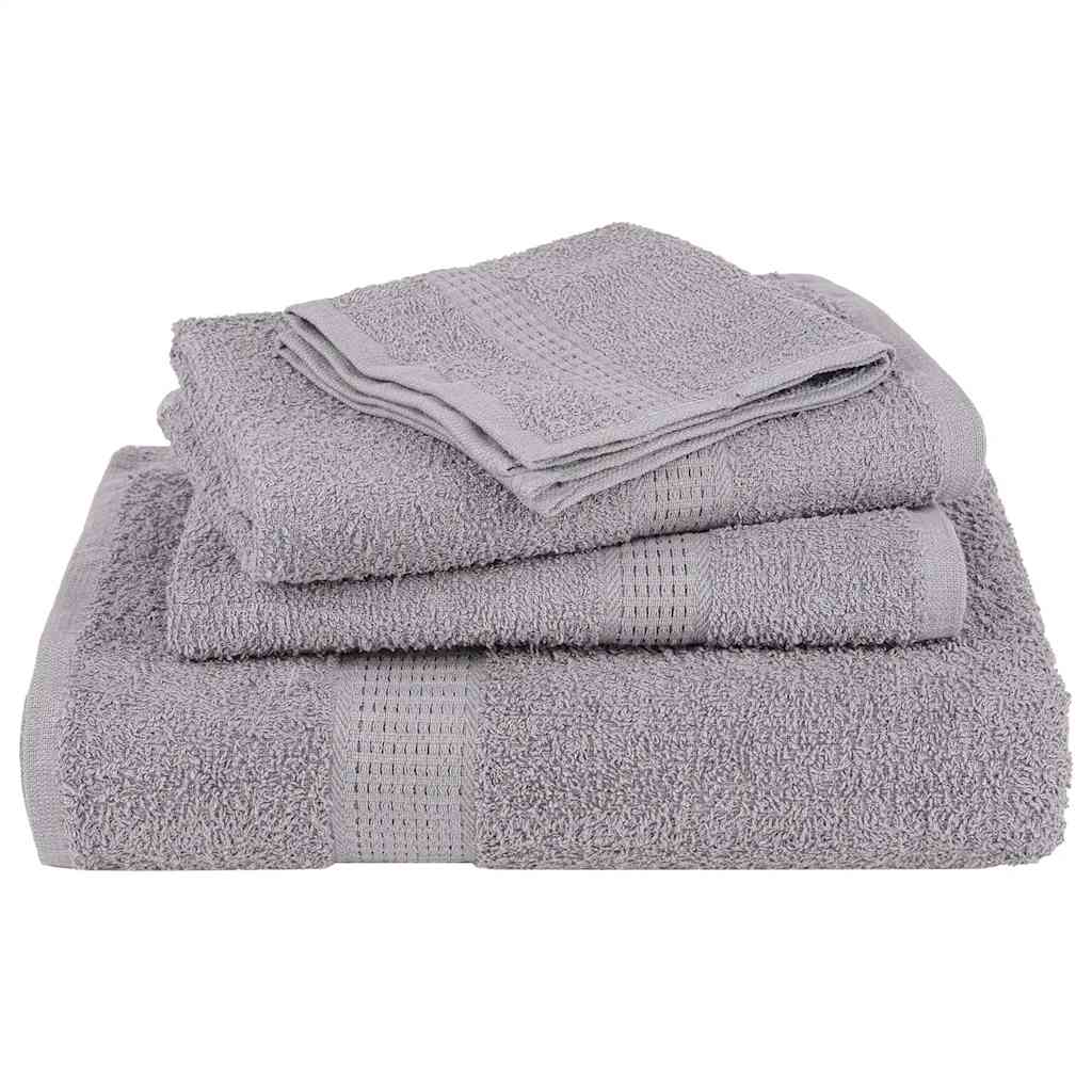 Wash Towels 4 pcs FROGN Grey 30x30 cm 100% Cotton
