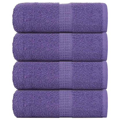 Wash Towels 4 pcs FROGN Purple 30x30 cm 100% Cotton