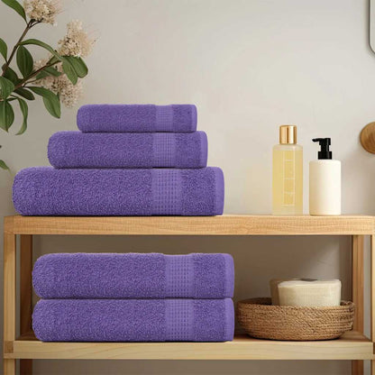Wash Towels 10 pcs FROGN Purple 30x30 cm 100% Cotton