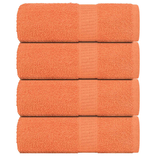 Wash Towels 4 pcs FROGN Orange 30x30 cm 100% Cotton