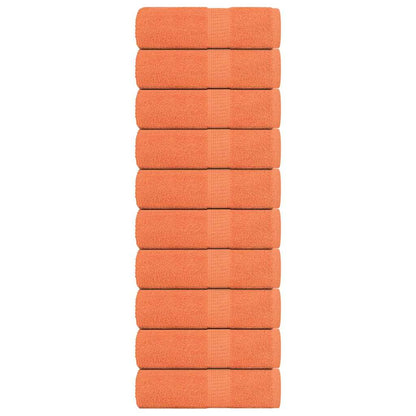 Wash Towels 10 pcs FROGN Orange 30x30 cm 100% Cotton