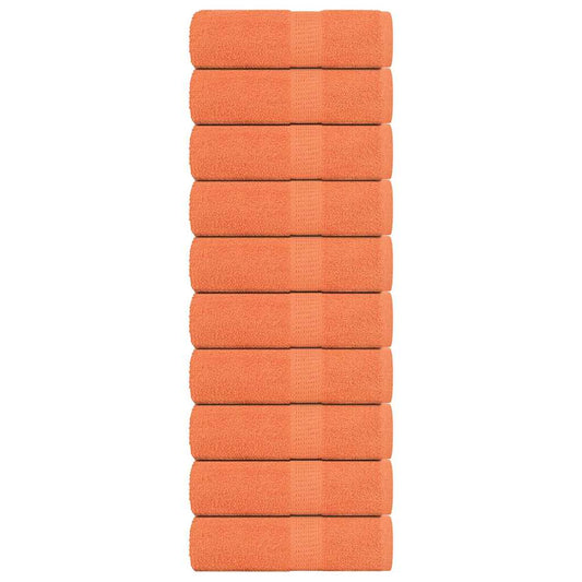 Wash Towels 10 pcs FROGN Orange 30x30 cm 100% Cotton