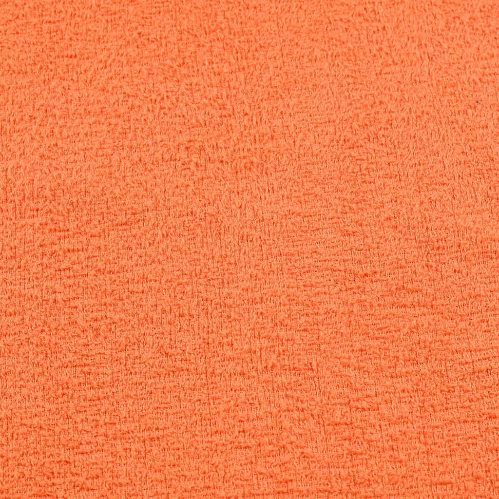 Towels 10 pcs Orange 100x200 cm 360 gsm 100% Cotton