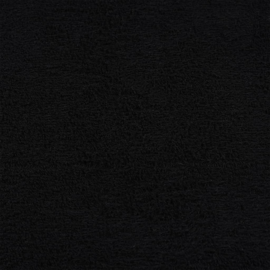 Wash Towels 2 pcs FROGN Black 30x30 cm 100% Cotton