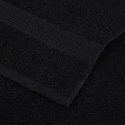 Wash Towels 2 pcs FROGN Black 30x30 cm 100% Cotton
