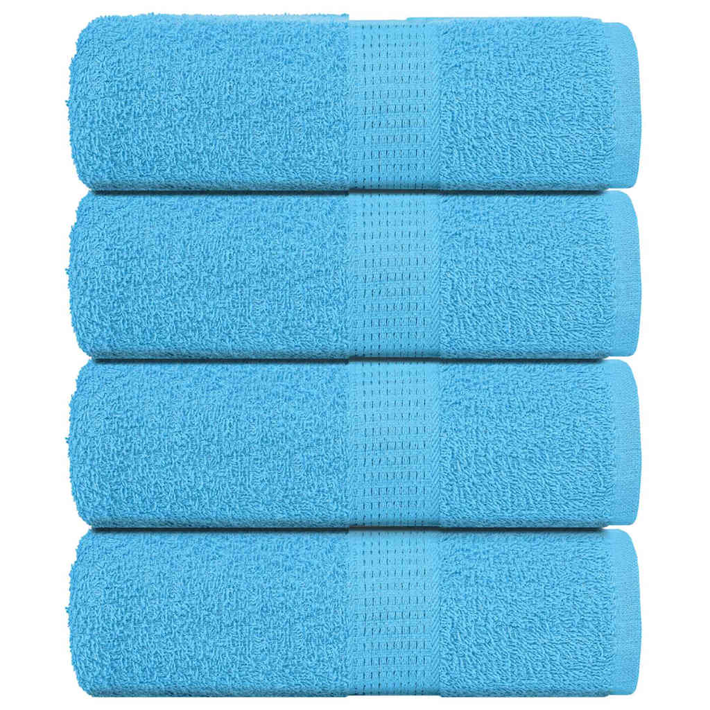 Wash Towels 4 pcs FROGN Turquoise 30x30 cm 100% Cotton
