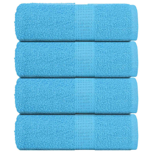 Wash Towels 4 pcs FROGN Turquoise 30x30 cm 100% Cotton