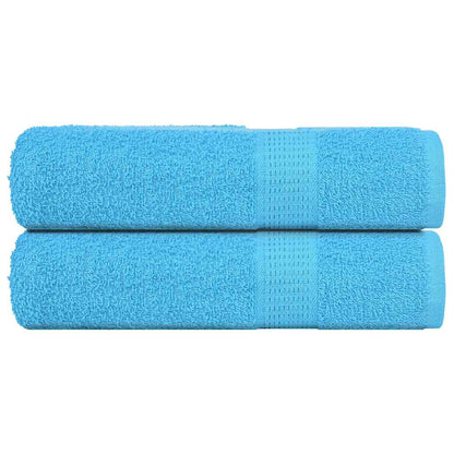 Shower Towels 2 pcs Turquoise 70x140 cm 360 gsm 100% Cotton