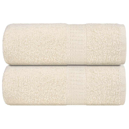 Wash Towels 2 pcs FROGN Cream 30x30 cm 100% Cotton