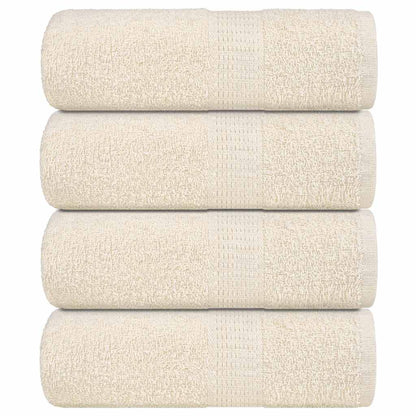 Wash Towels 4 pcs FROGN Cream 30x30 cm 100% Cotton