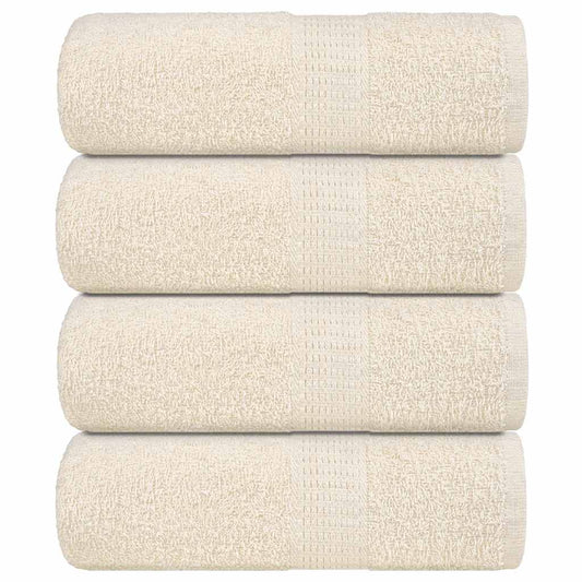 Wash Towels 4 pcs FROGN Cream 30x30 cm 100% Cotton