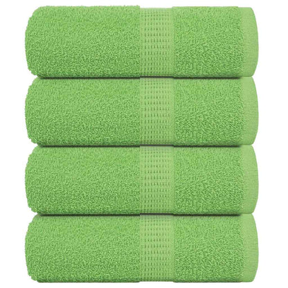 Wash Towels 4 pcs FROGN Apple Green 30x30 cm 100% Cotton