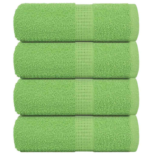 Wash Towels 4 pcs FROGN Apple Green 30x30 cm 100% Cotton