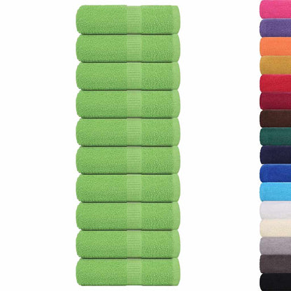 Wash Towels 10 pcs FROGN Apple Green 30x30 cm 100% Cotton