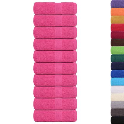 Wash Towels 10 pcs FROGN Pink 30x30 cm 100% Cotton