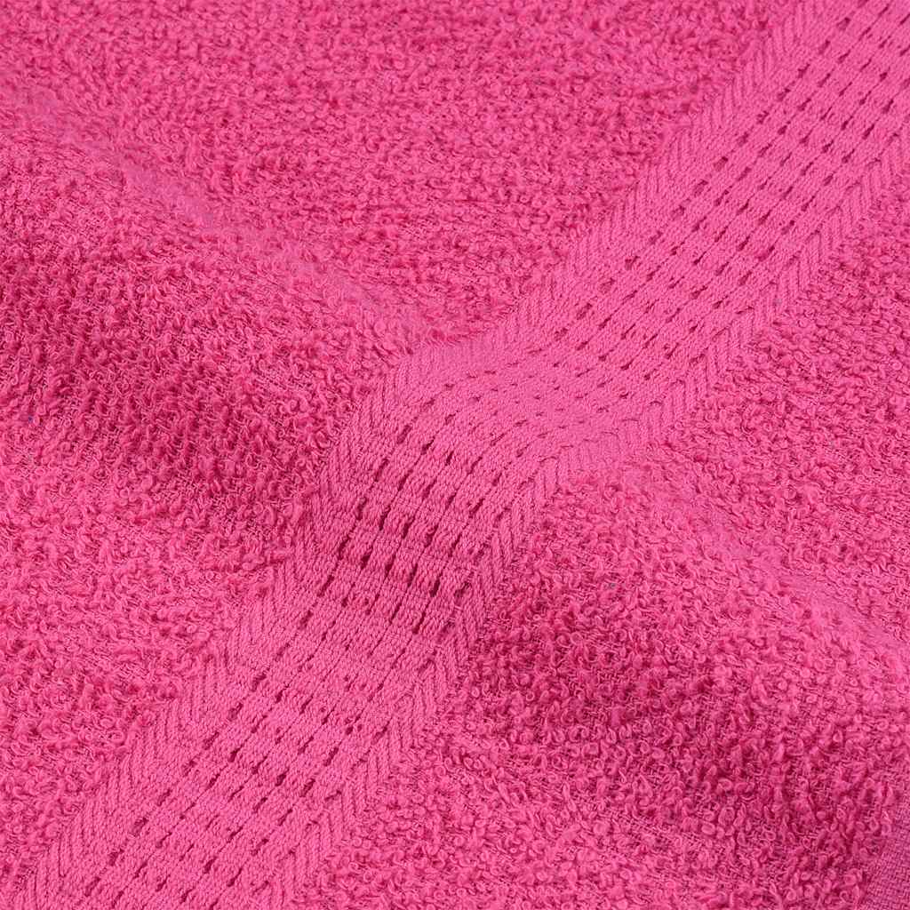 Towels 2 pcs Pink 100x200 cm 360 gsm 100% Cotton