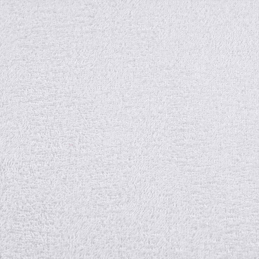 8 Piece Towel Set White 360 gsm 100% Cotton