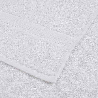 8 Piece Towel Set White 360 gsm 100% Cotton