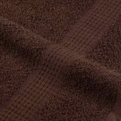 8 Piece Towel Set Brown 360 gsm 100% Cotton
