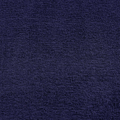 8 Piece Towel Set Navy Blue 360 gsm 100% Cotton